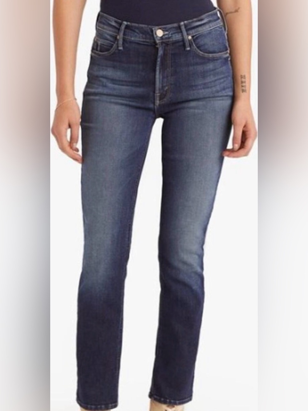 Mother Jeans Mid Rise Dazzler Ankle On the Edge 27